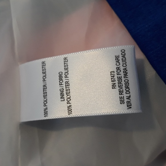 DN Design/ Multi Color/ Striped/ Sleeveless/ Cocktail Dress / Size 14 - Picture 10 of 11